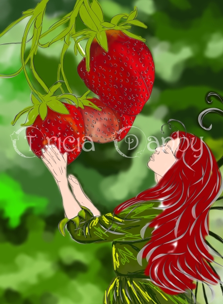 Strawberry Fairy by Tricia Danby